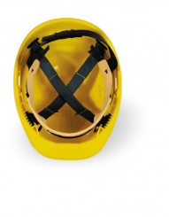 *BAU* Schutzhelm 4-Punkt, gelb gelb