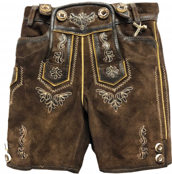 Lederhose mit Stegträger "Tim" 