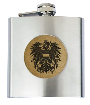 Flachmann groß m. div. Motiven Adler