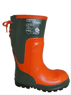 Basic Waldarbeiterstiefel oliv-orange