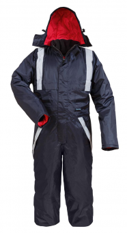 ARKTIS Thermo-Overall schwarz/rot
