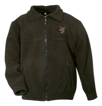 Percussion® Kinderjacke "Polarfleece" khaki/wildschwein