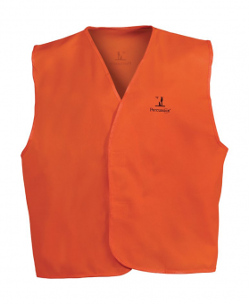 Percussion® "Signalweste" mit Tasche orange