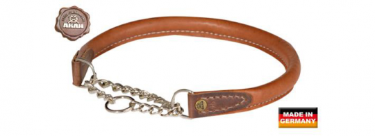 AKAH Halsung aus Yak-Leder, braun